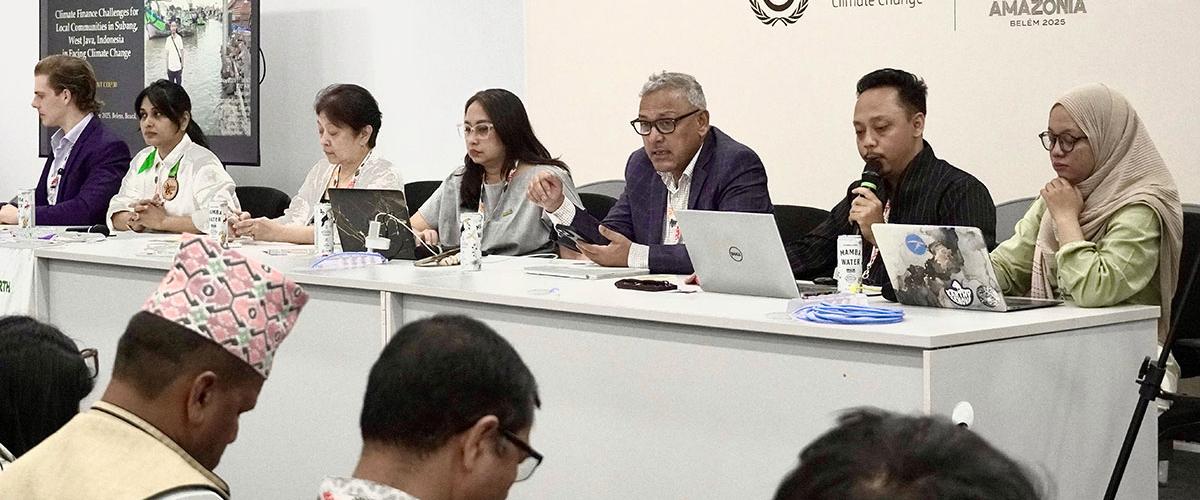 Suara Nepal hingga Subang di COP30: Pendanaan Iklim Harus Adil dan Bisa Diakses Penjaga Bumi